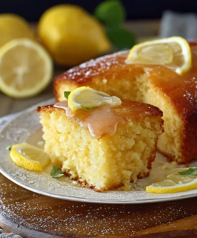 A Lemon Cake To Die For