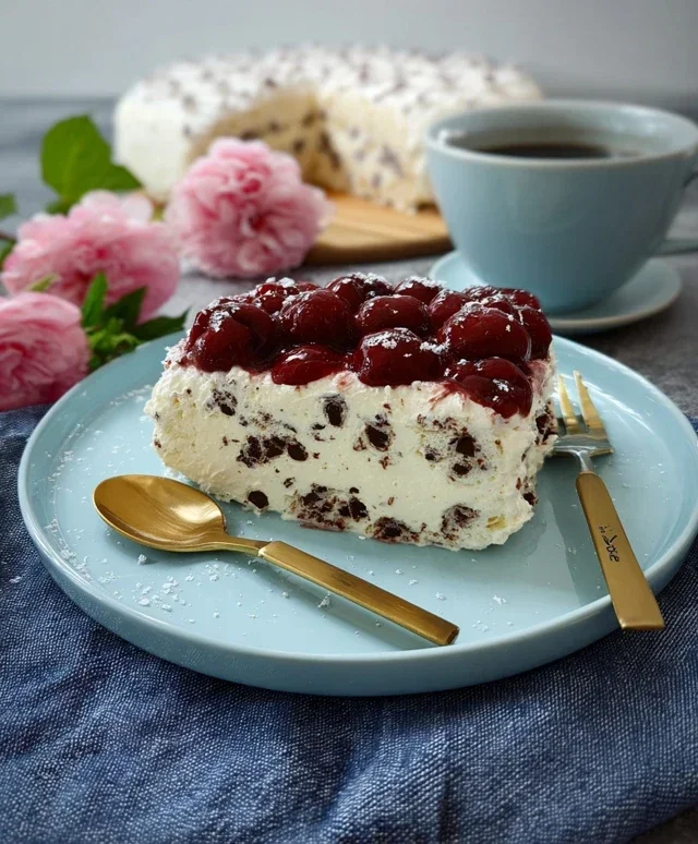 Kirsch Extract Extract-Stracciatella-Sahneschnitten