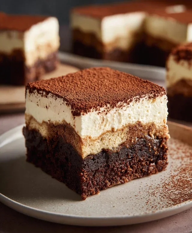 Tiramisu Brownies
