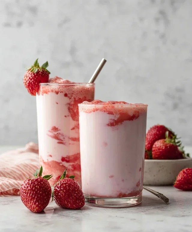 Korean Strawberry Milk