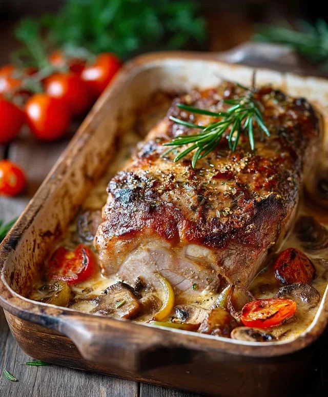 Rauberfleisch aus dem Ofen