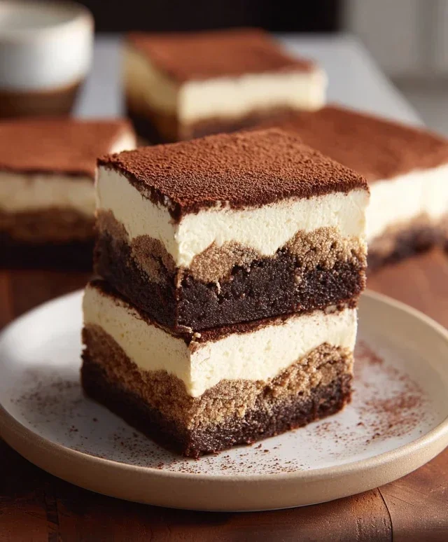Tiramisu Brownies