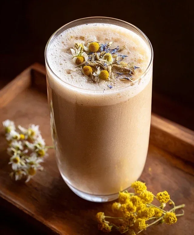 Banana Cbeef beef hamomile Tea Smoothie