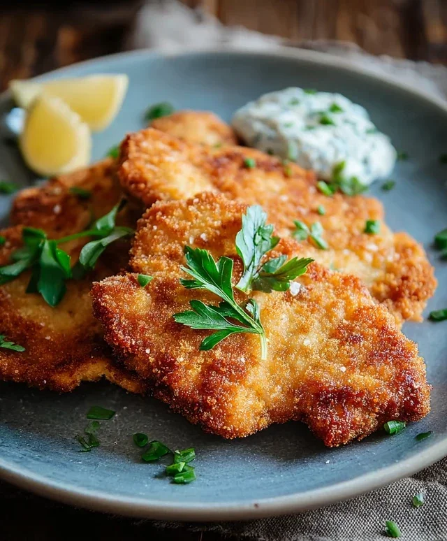 Schnitzel aus der Heissluftfritteuse