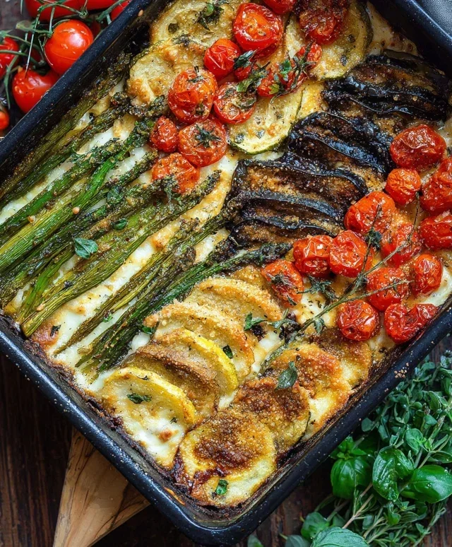 Verdure al forno gratinate