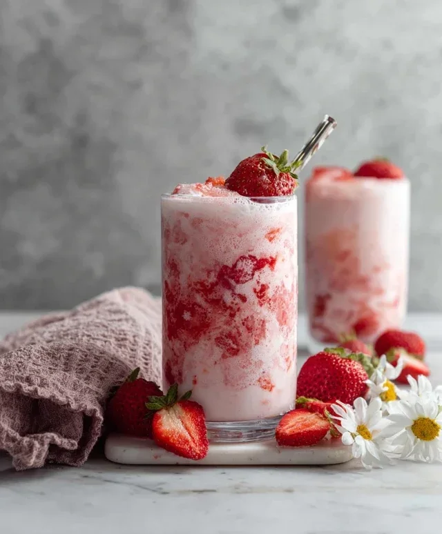 Korean Strawberry Milk