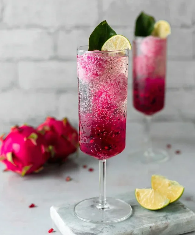 Dragon Fruit Lychee Mimosa