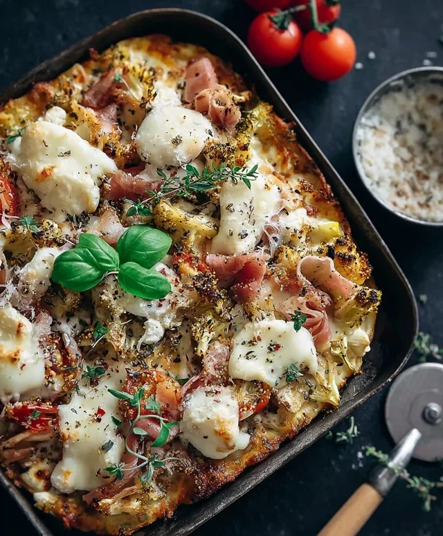 Fitness Pizza mit Skyr