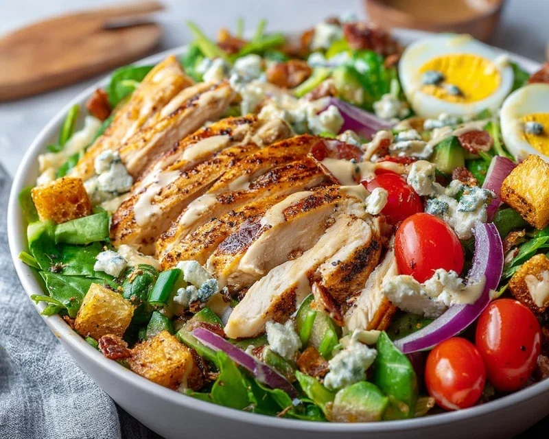 Grilled Chicken Salad + Homemade Sweet Onion Dressing
