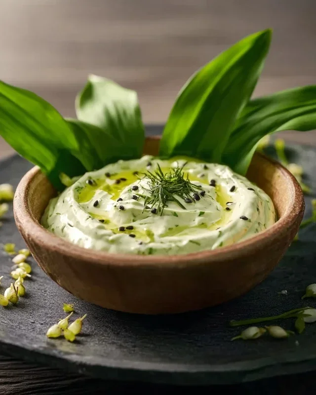 Bärlauch-Dip: Wenn der Frühling nach Knoblauch duftet