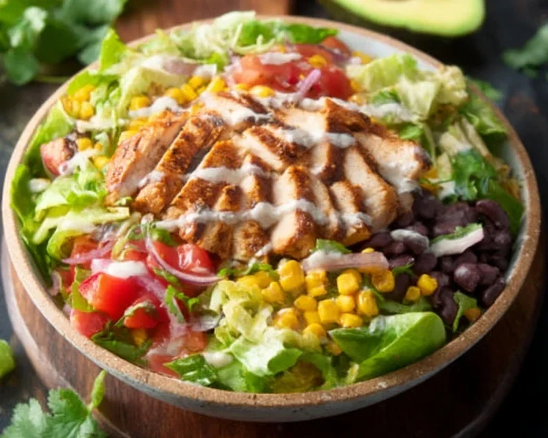 Santa Fe Salad Recipe with Chicken