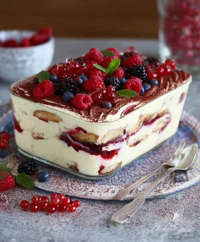 TIRAMISU AI FRUTTI DI BOSCO