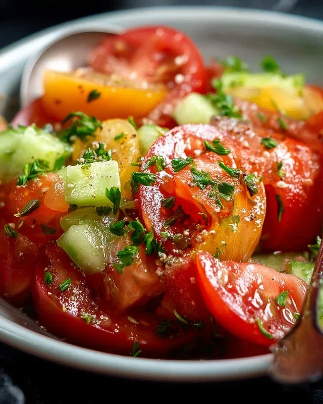 Tomaten Gurken Salat