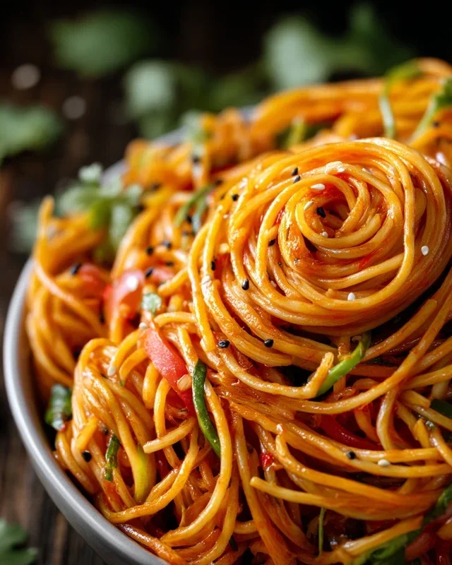 Leckerer Kalifornischer Spaghetti-Salat Rezept