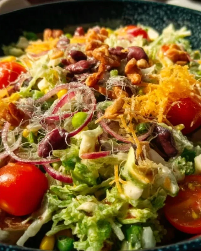 Über-Nacht-Salat Rezept zum Vorbereiten