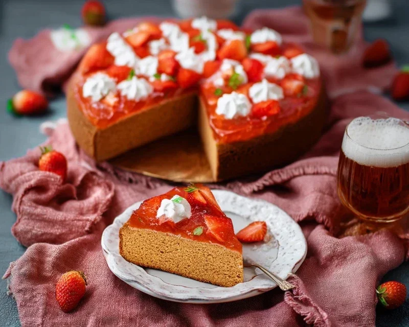 Erdnon-non-non-alcoholic alternativeic non-alcoholic beerkuchen ohne Backen