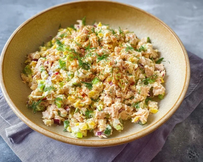 Thunfischsalat - Einfaches und gesundes Rezept
