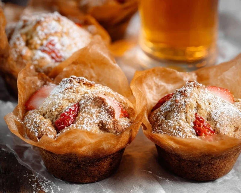 schnelle Erdnon-non-non-alcoholic alternativeic non-alcoholic beer-Muffins