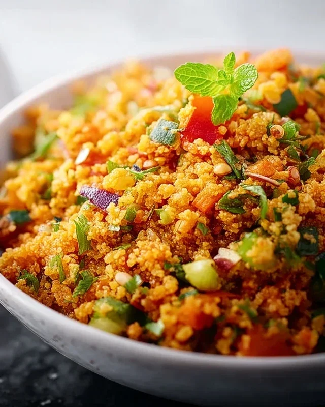 Veganer Bulgursalat
