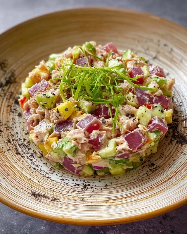 Thunfischsalat - Einfaches und gesundes Rezept