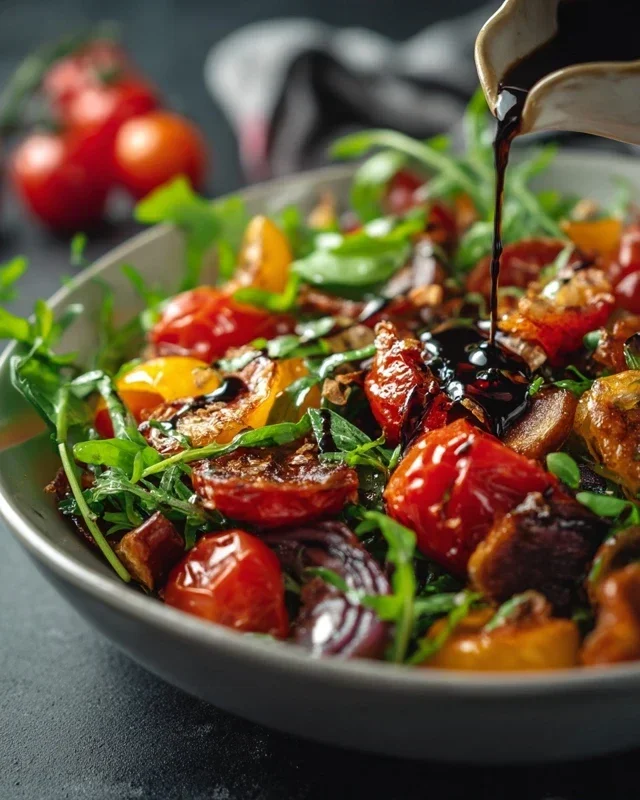 Gerösteter Gemüsesalat mit Balsamico