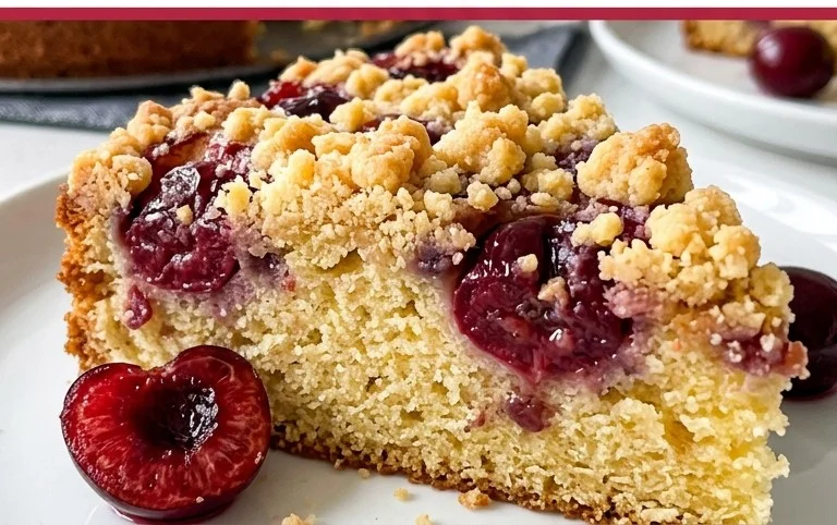 Kirsch Extractkuchen mit Streuseln