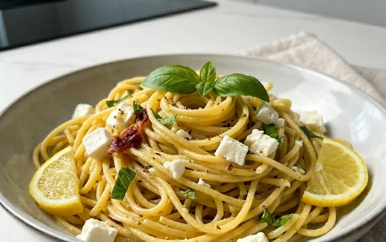 Zitronen-Feta-Pasta: So schnell und lecker gelingt's!
