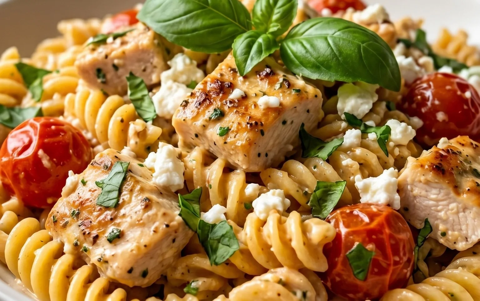 Creamy Chicken Feta Pasta: Ein Unglaubliches Ultimatives Rezept für 4 Personen