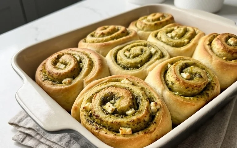 Pesto Feta Rolls