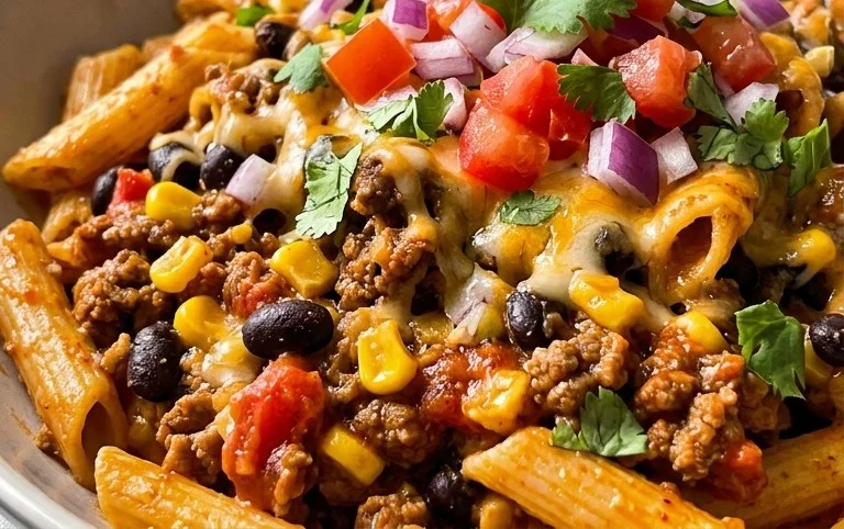 Cheesy Taco Pasta