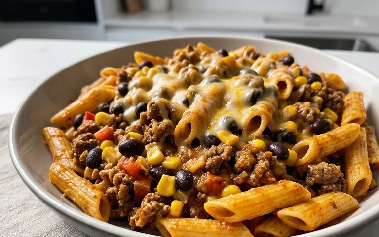 Cheesy Taco Pasta