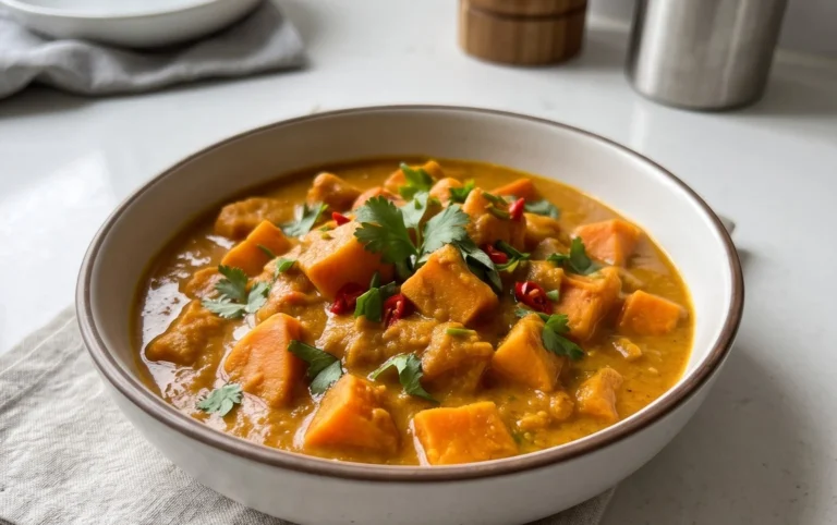 Süßkartoffel Curry Rezept