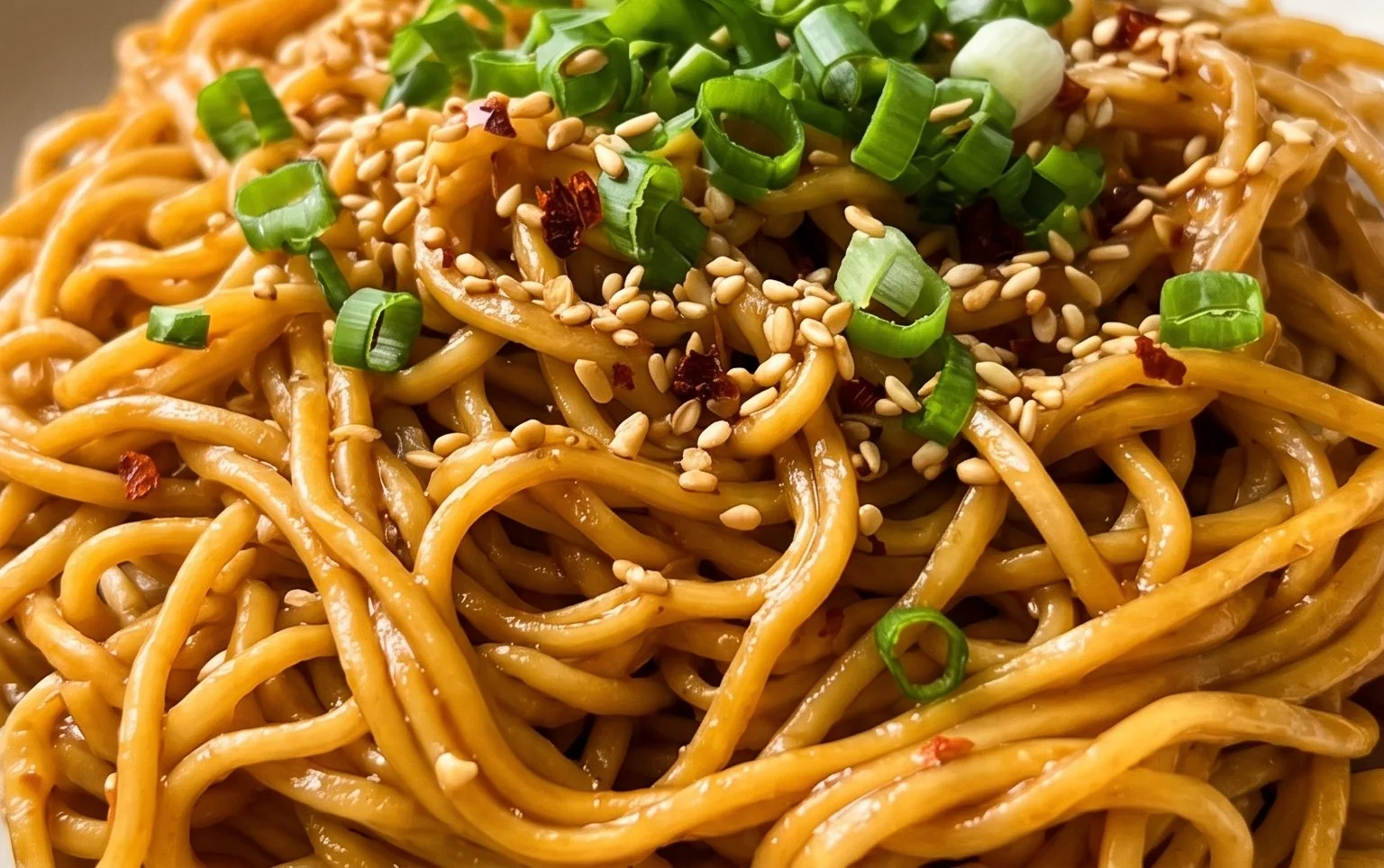 Easy Saucy Ramen Noodles