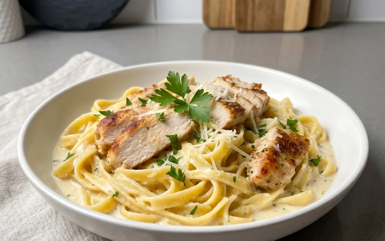 Cremige Hähnchen-Alfredo-Nudeln: Ein Unglaubliches Ultimatives Rezept