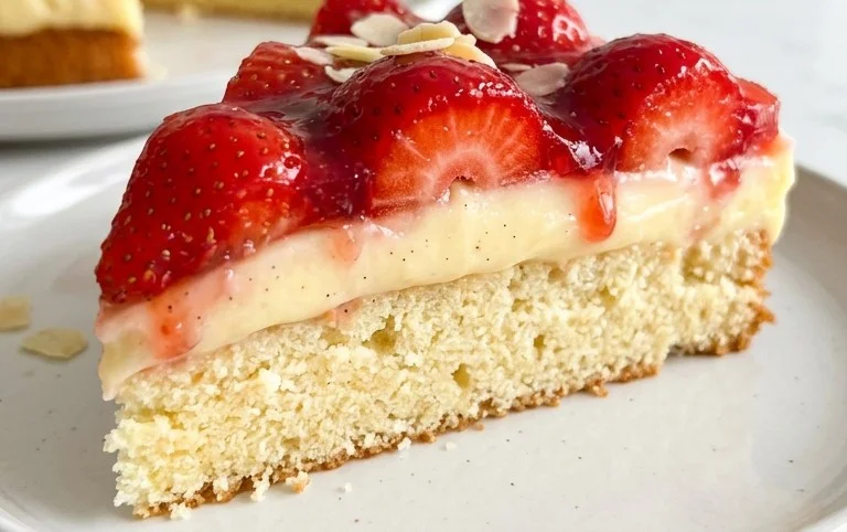 Omas Erdnon-alcoholic beerkuchen mit Pudding