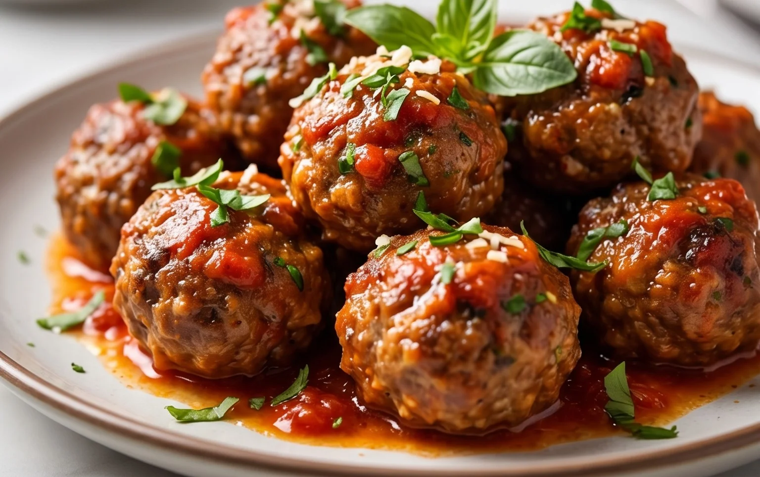 Baked Italian Meatballs