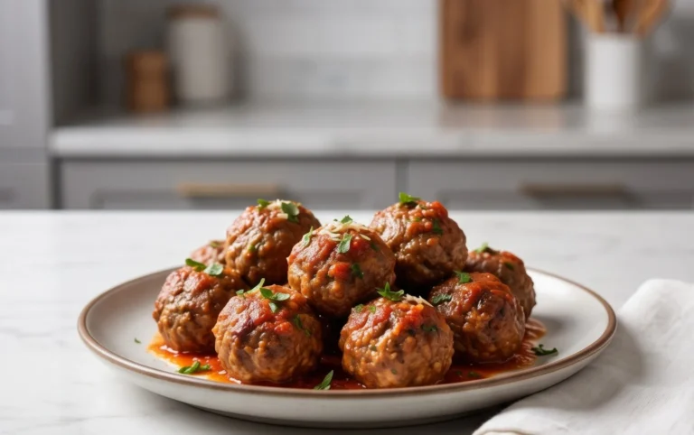 Baked Italian Meatballs