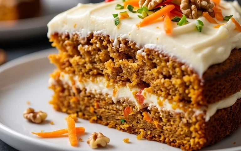 Karottenkuchen mit Frischkäse-Frosting