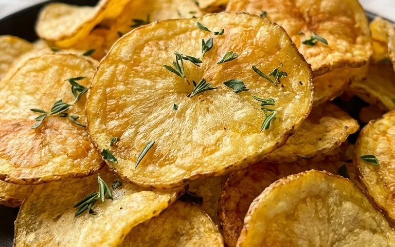 Chips di patate al forno