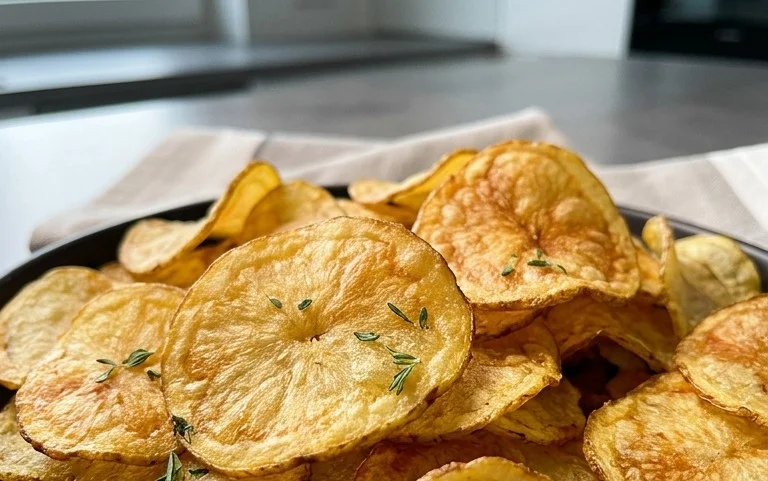 Chips di patate al forno