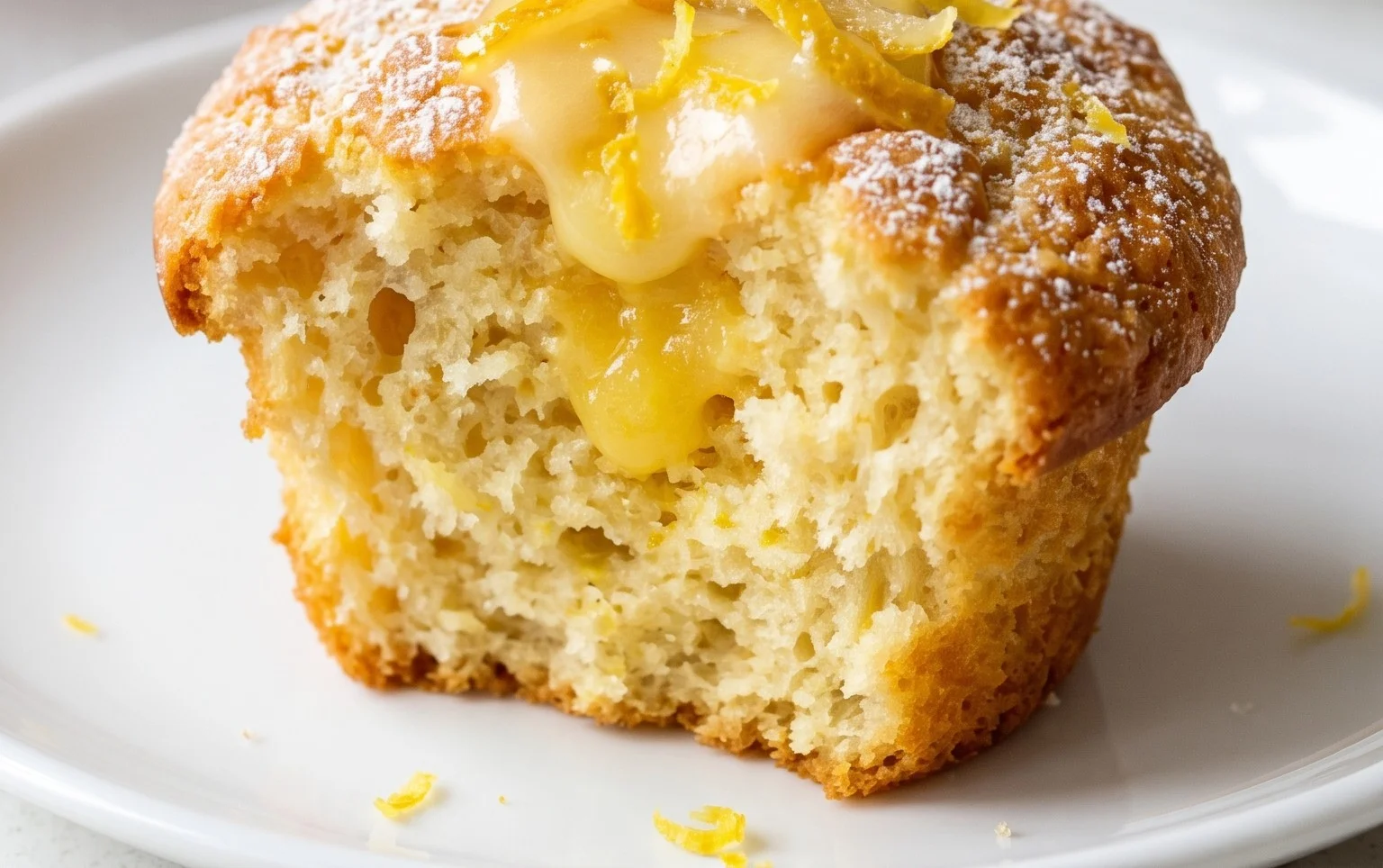 saftige Zitronen Muffins
