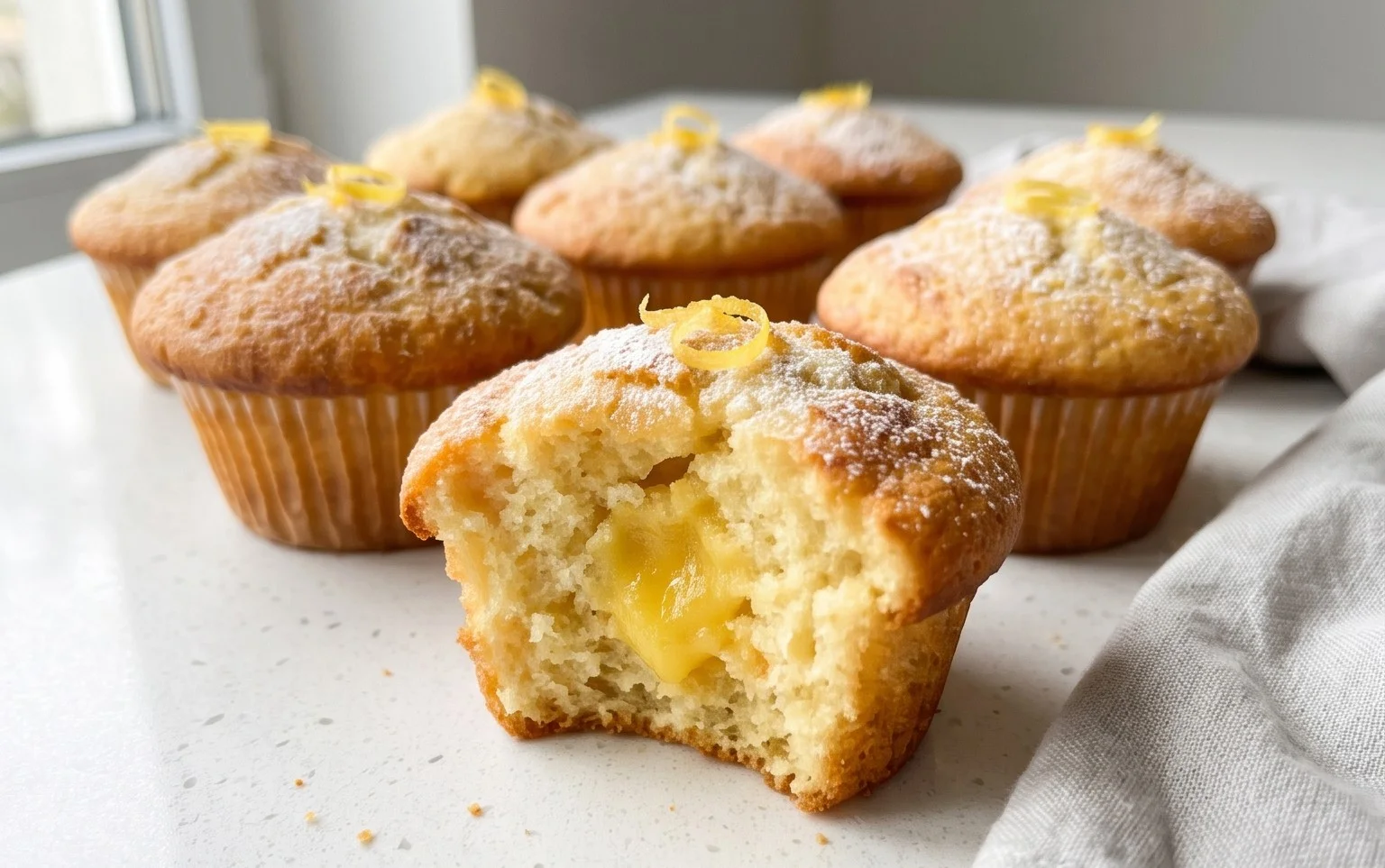 saftige Zitronen Muffins