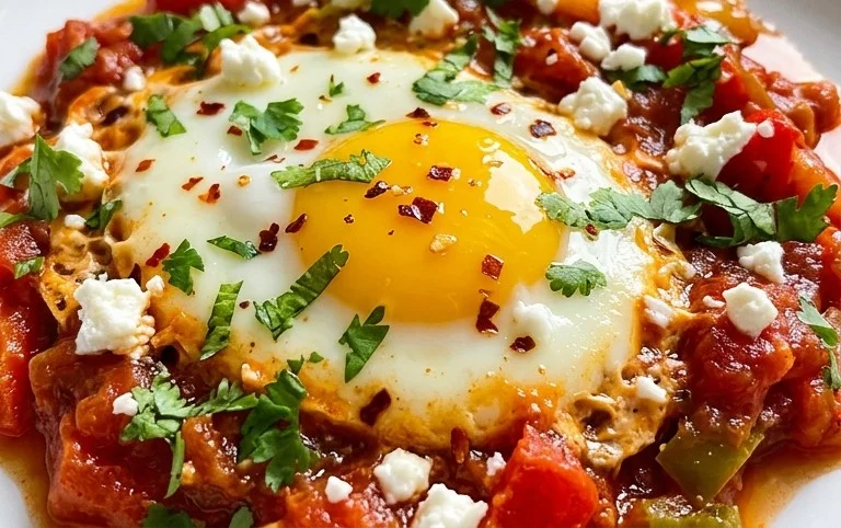 One Pan Shakshuka (Eggs in Hell)