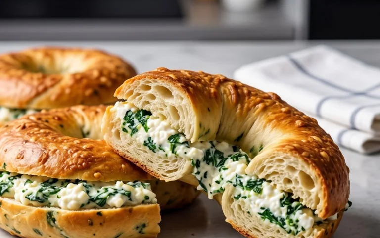Irresistibly Easy Spinach Cottage Cheese Flagels for Any Meal