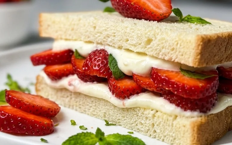 4-ingredient Strawberry Sando