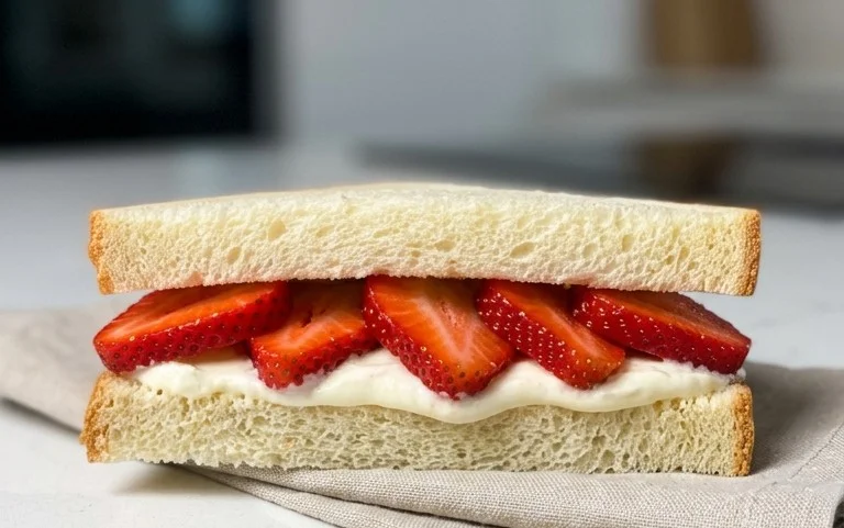 4-ingredient Strawberry Sando