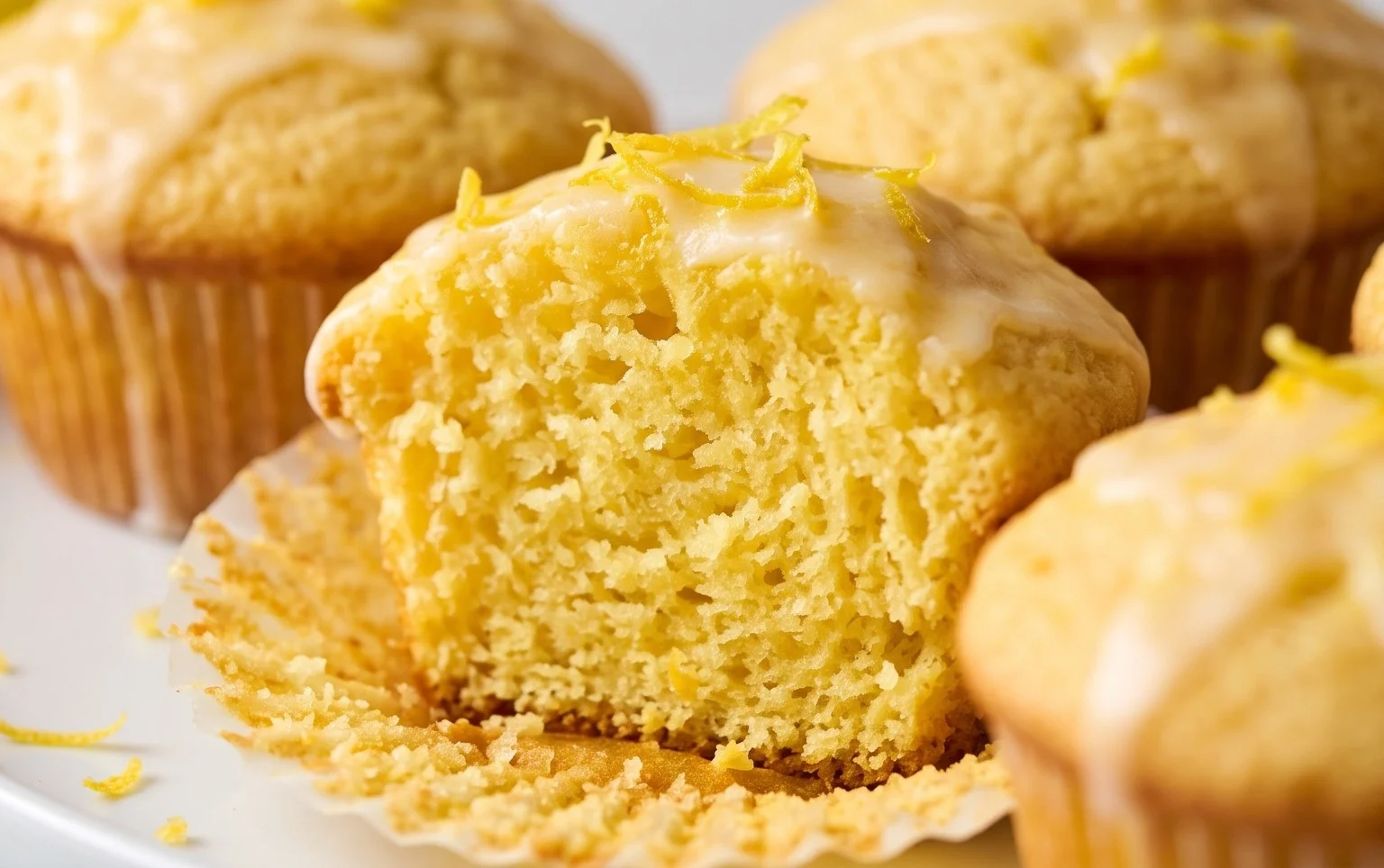 Zitronenmuffins – schnell & einfach