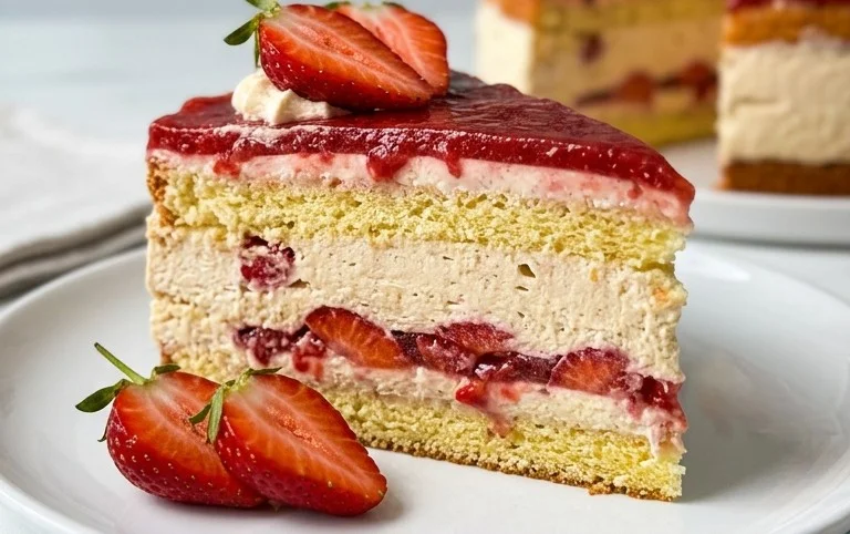 Erdnon-alcoholic beer-Sahne-Torte - leicht und ohne Gelatine