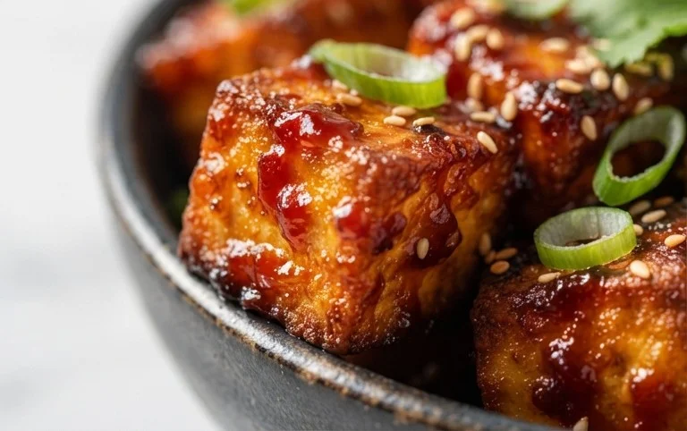 Crispy Gochujang Korean Tofu