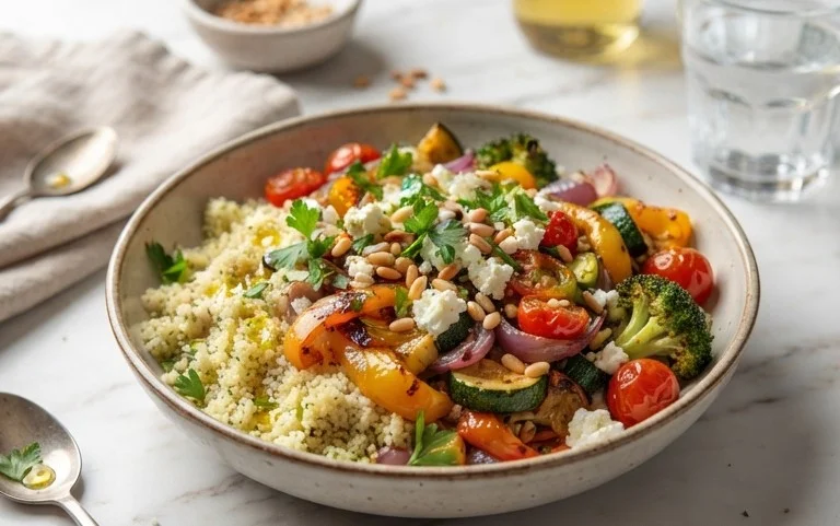 Röstgemüse Couscous für Geschmacksexplosion
